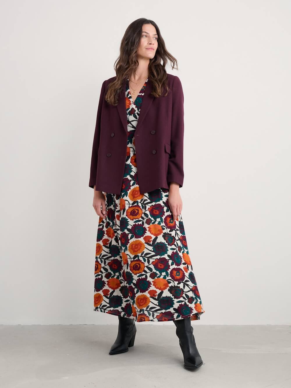 Seasalt - Etta Dress - Figurative Floral Aran