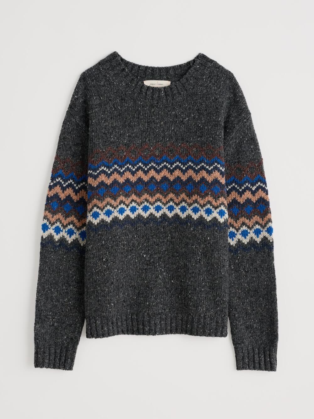 Seasalt - Golden Light Jumper - Sonata Coal Jetty Mix