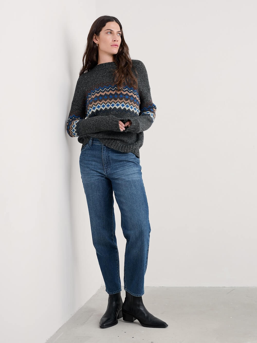 Seasalt - Golden Light Jumper - Sonata Coal Jetty Mix