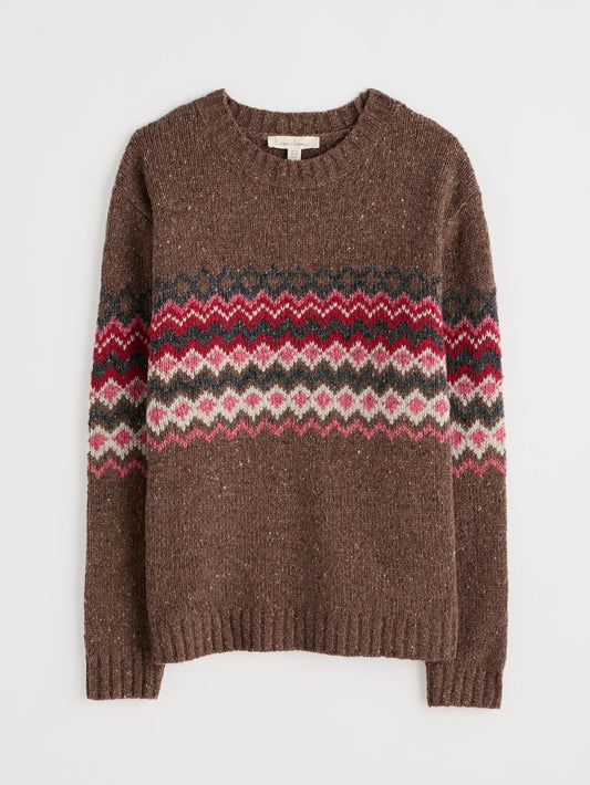 Seasalt - Golden Light Jumper - Sonata Gully Red Sail Mix