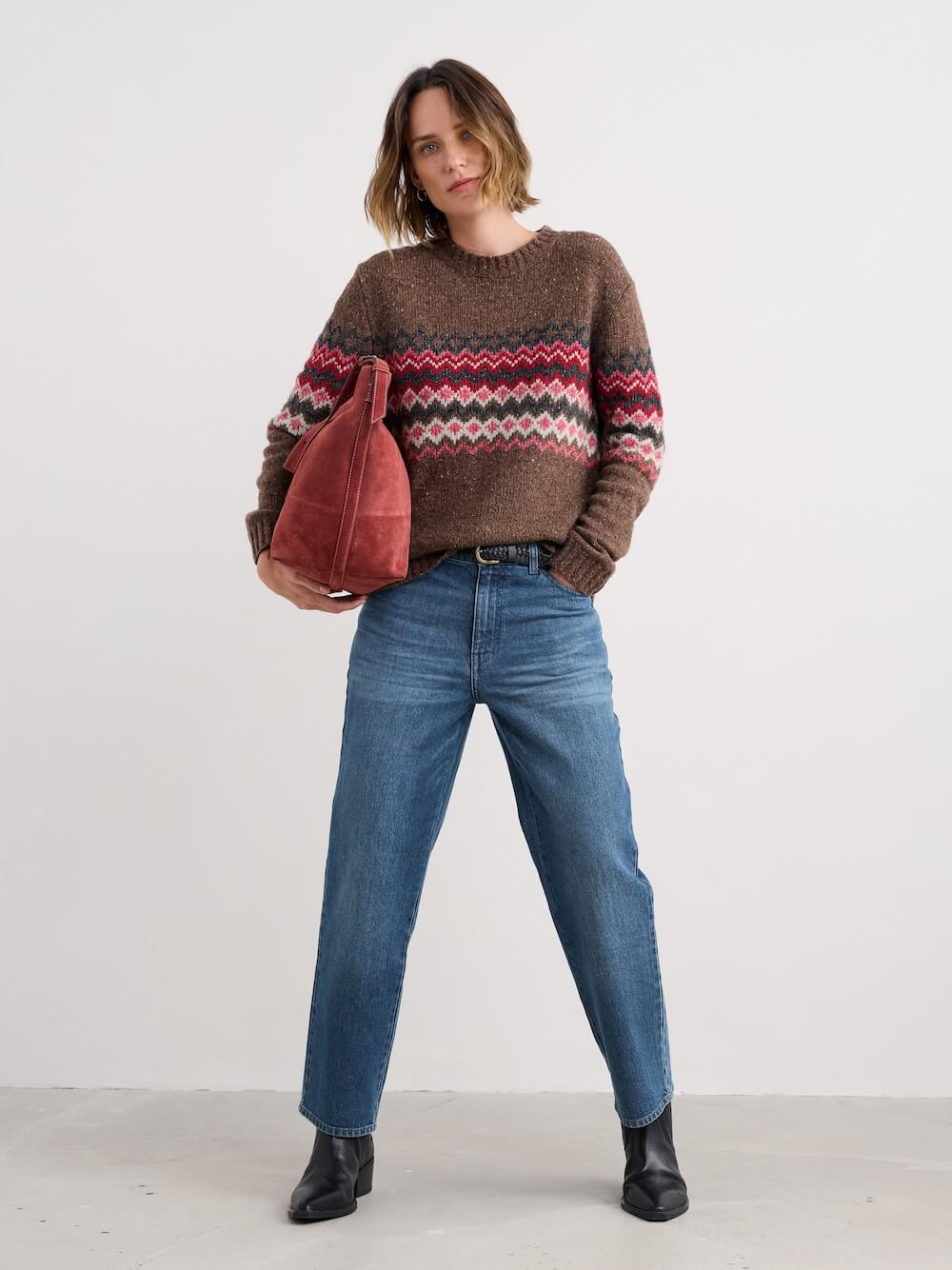 Seasalt - Golden Light Jumper - Sonata Gully Red Sail Mix