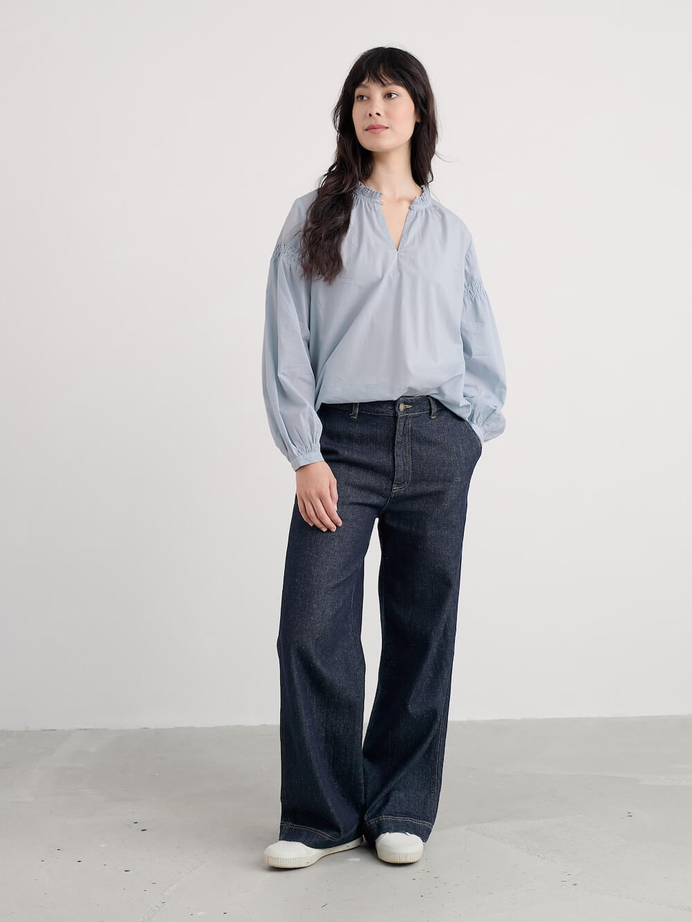 Seasalt - Gwel Top - Blue Fog