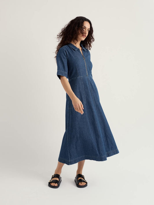Seasalt - Gwenter Dress - Mid Wash