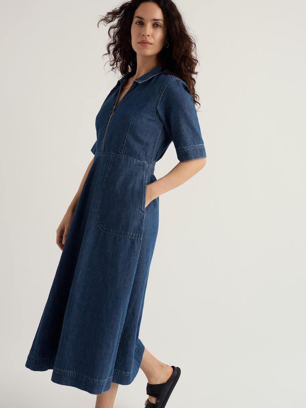 Seasalt - Gwenter Dress - Mid Wash