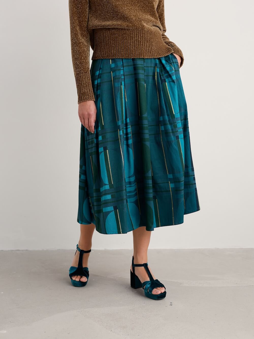 Seasalt - Interweaving Skirt - Picrous Jacquard