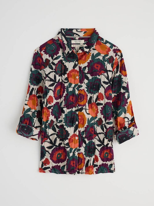 Seasalt - Larissa Shirt - Figurative Floral Aran