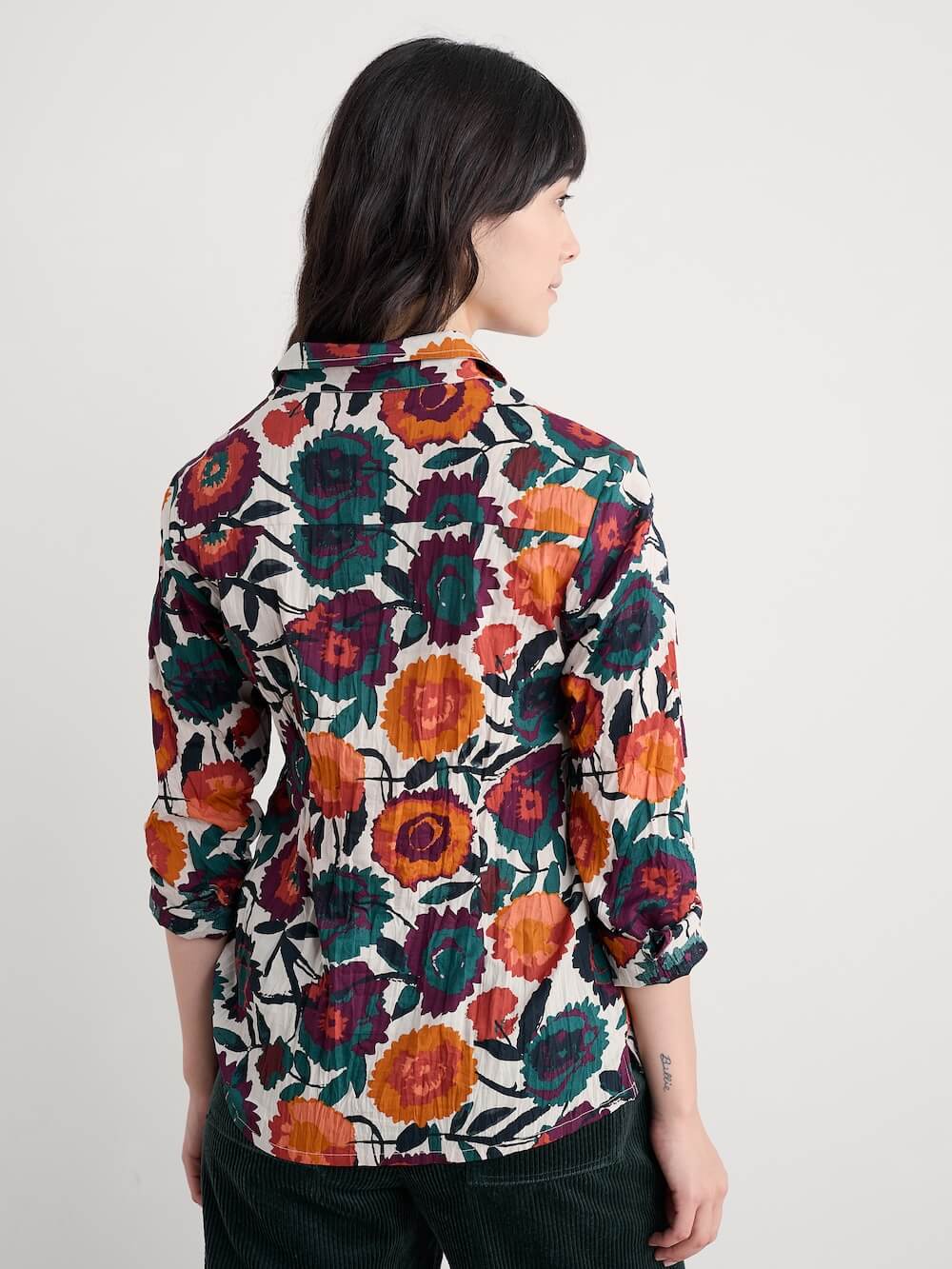 Seasalt - Larissa Shirt - Figurative Floral Aran