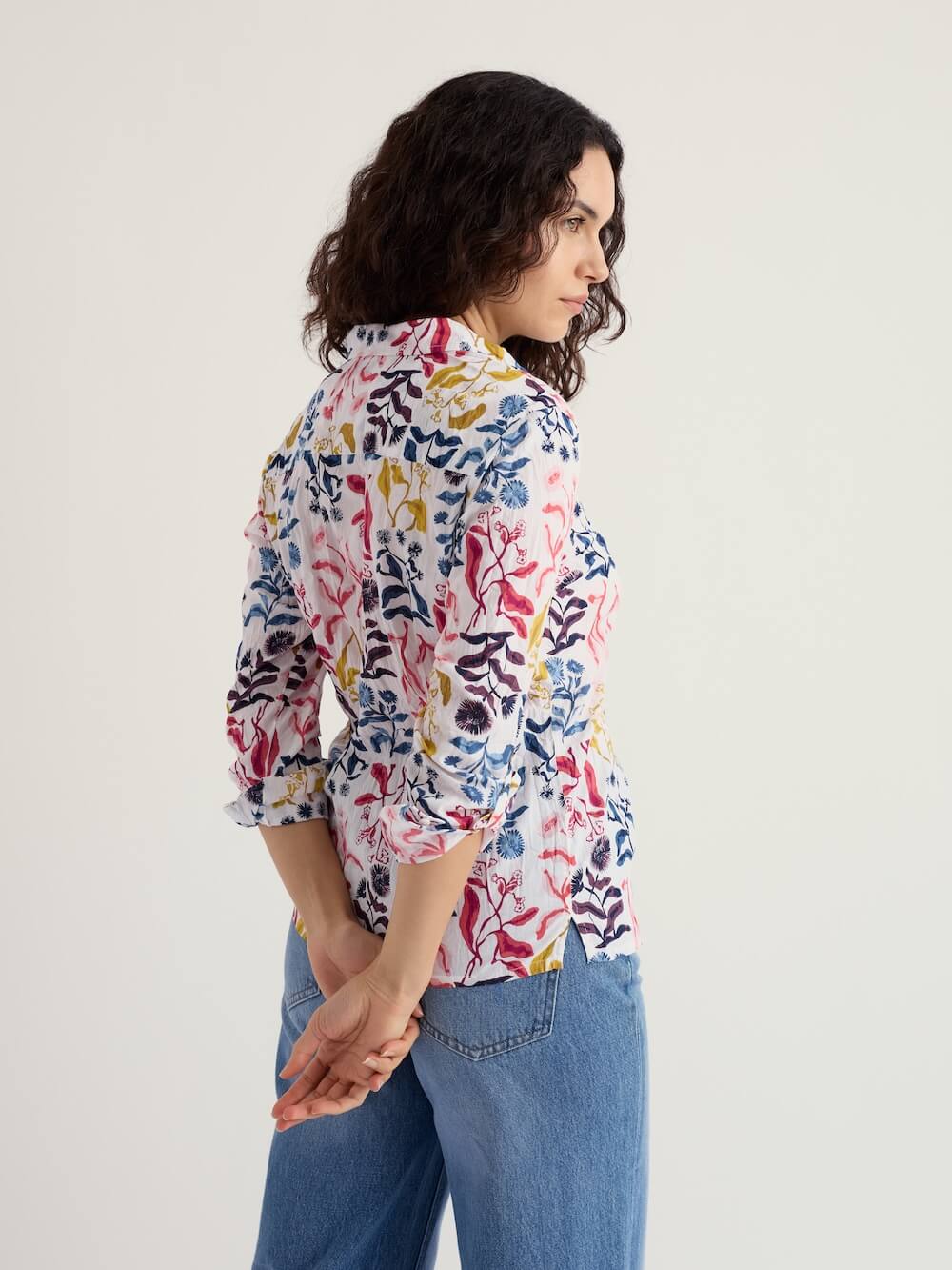 Seasalt - Larissa Shirt - Inky Botanical Chalk