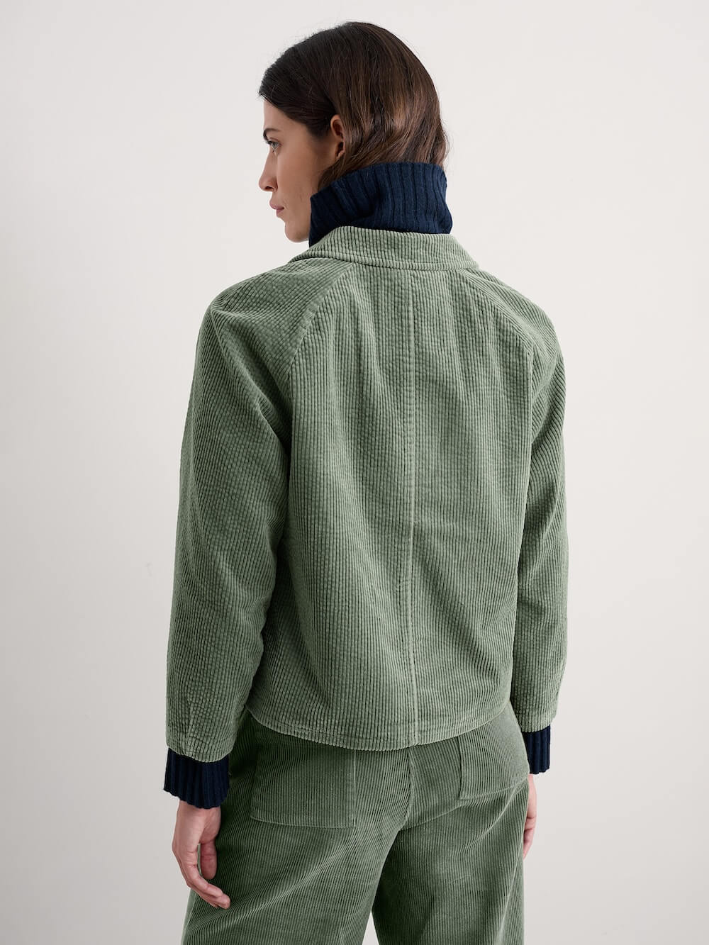 Seasalt - Ocean Mist Jacket - Dusky Green Corduroy