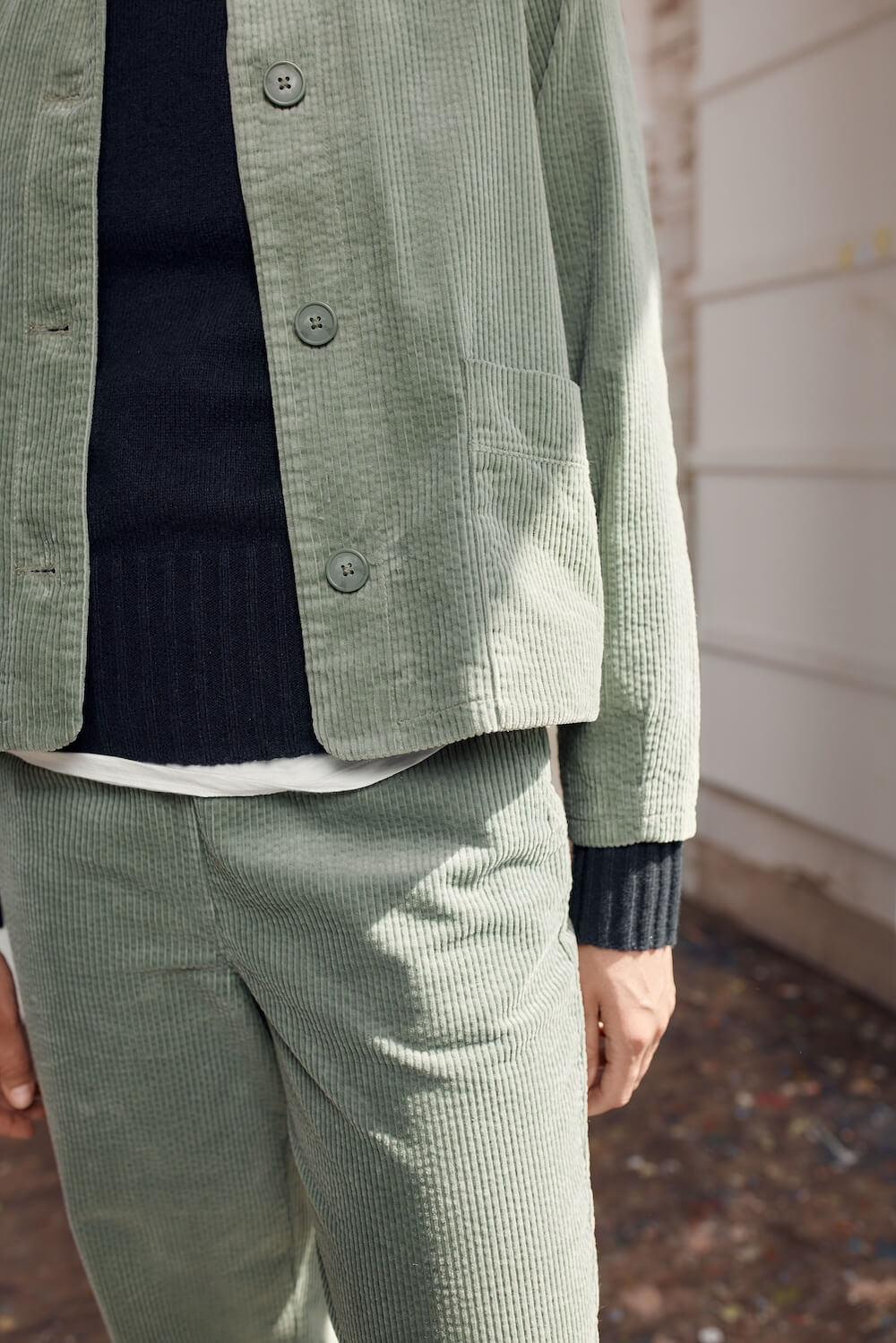 Seasalt - Ocean Mist Jacket - Dusky Green Corduroy