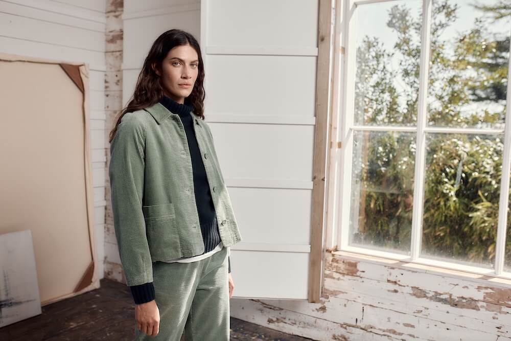 Seasalt - Ocean Mist Jacket - Dusky Green Corduroy