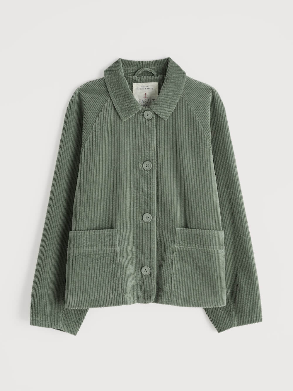 Seasalt - Ocean Mist Jacket - Dusky Green Corduroy