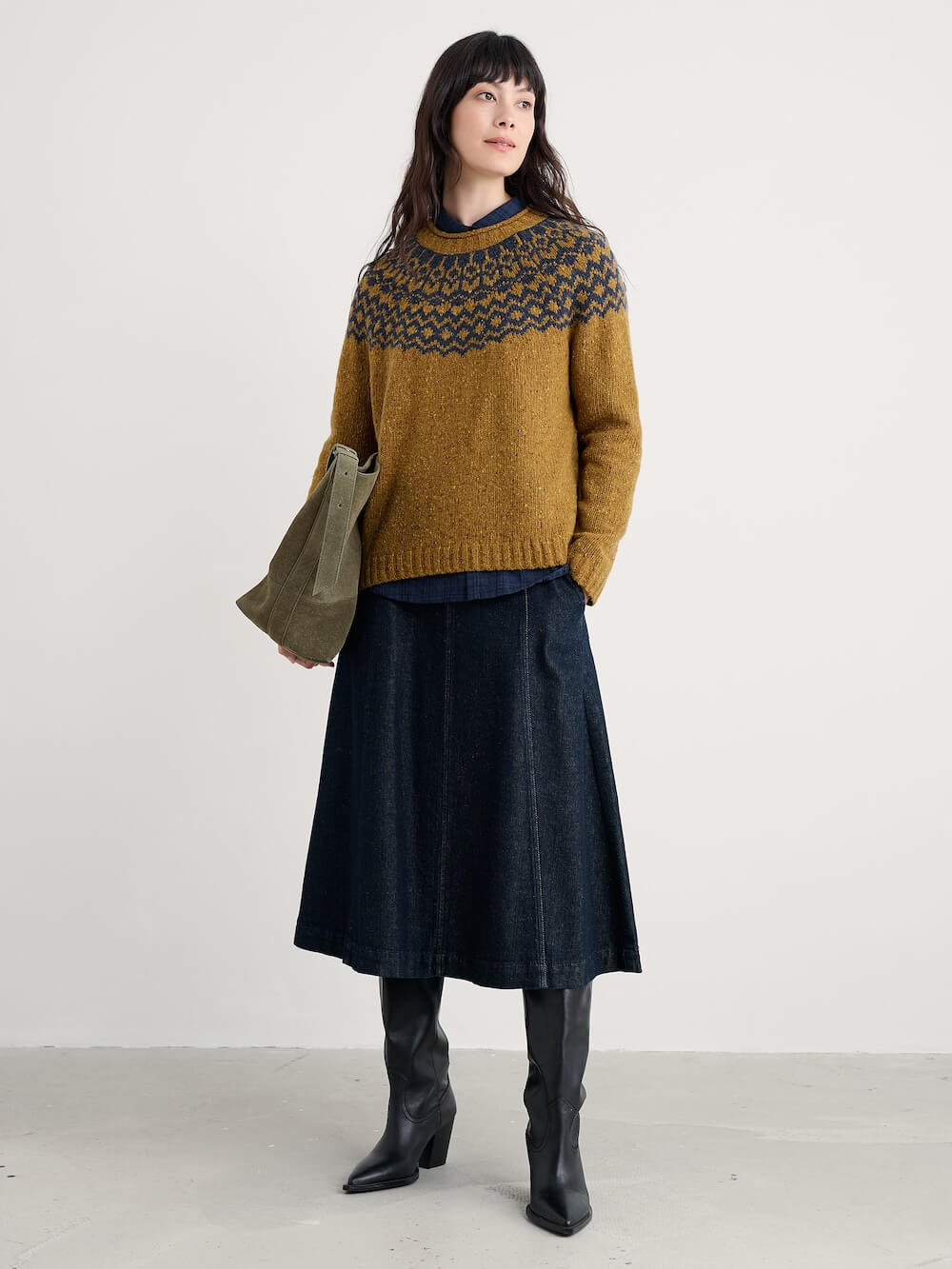 Seasalt - Port Kinnis Jumper Merino - Wag Tail Marshland Maritime