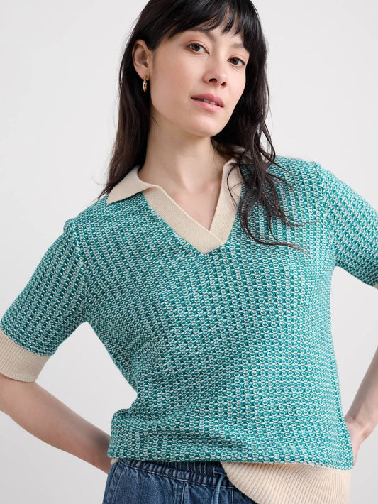 Seasalt - Reed Bunting Knit Top - Downwind Chalk Emulsion