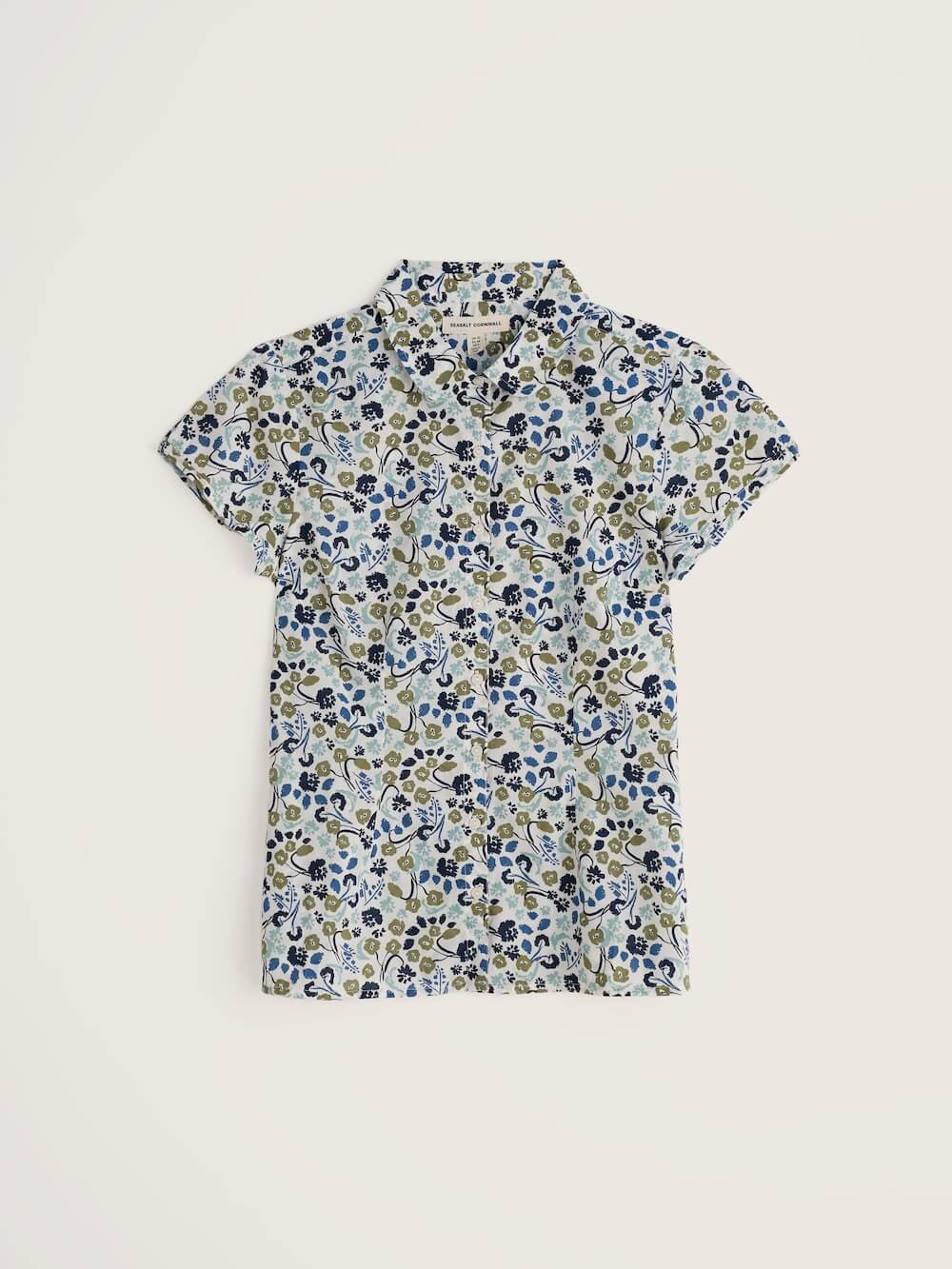 Seasalt - Rushmaker Shirt - Beach Blooms Chalk