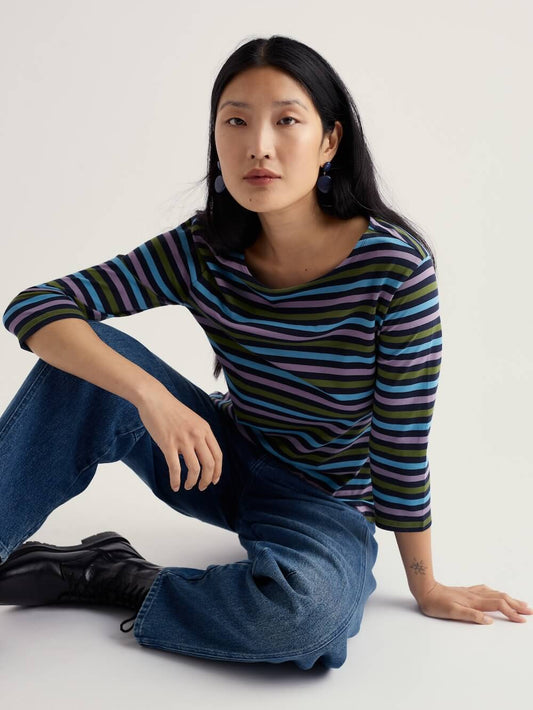 Seasalt - Sailor Top - Tri Mini Cornish Lagoon