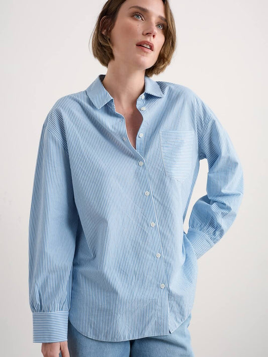 Seasalt - Sea Path Poplin Shirt - Mini Sunrise Skipper