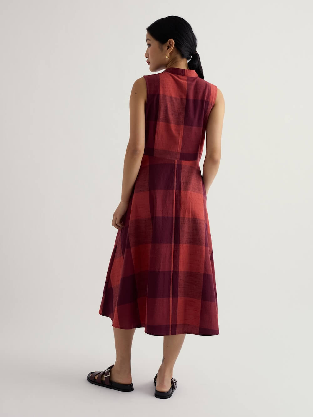 Seasalt - Sleeveless Carved Wood Dress - Lavandin Umber