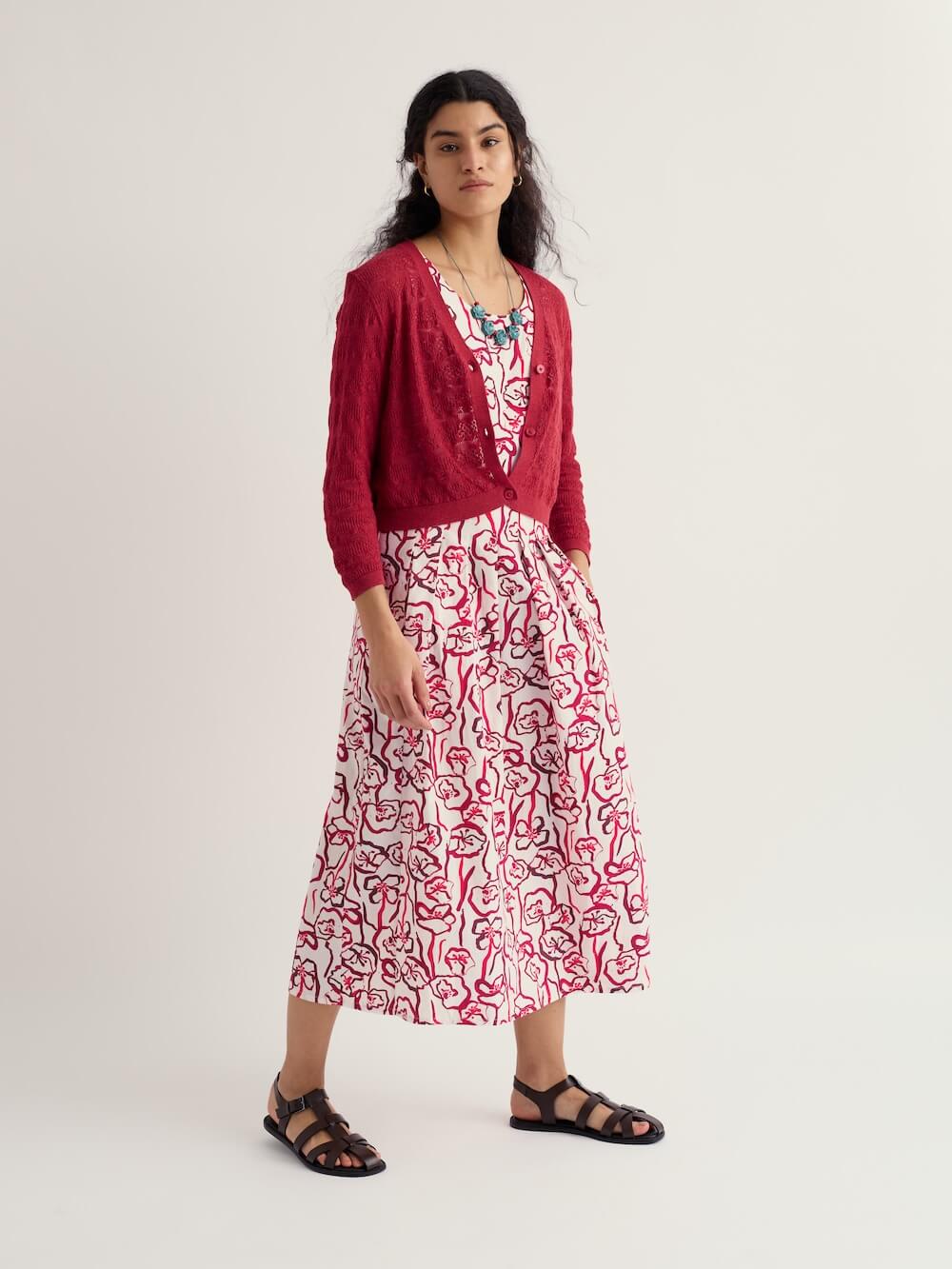 Seasalt - Sweet Day Cardigan - Boat Red