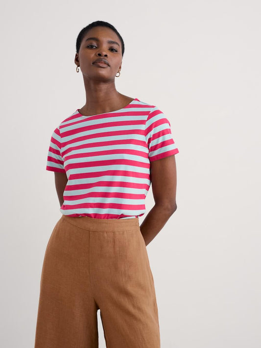 Seasalt - Sailor T-Shirt - Scallion Raspberry