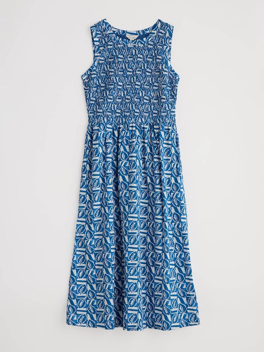 Seasalt - Sleeveless Meadowswest Dress - Leaf Patch Sailor