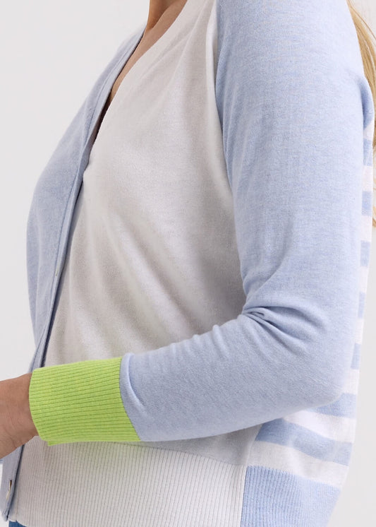Zaket & Plover - Split Cardi - Sky ZP7704