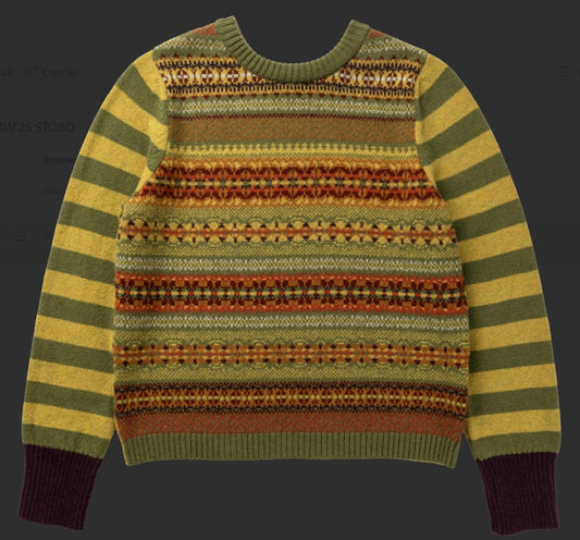 Eribe Stobo Fairisle Sweater Harvest Gold