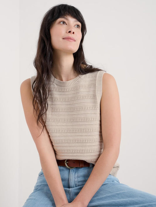Seasalt - Tepel Vest - Chalk
