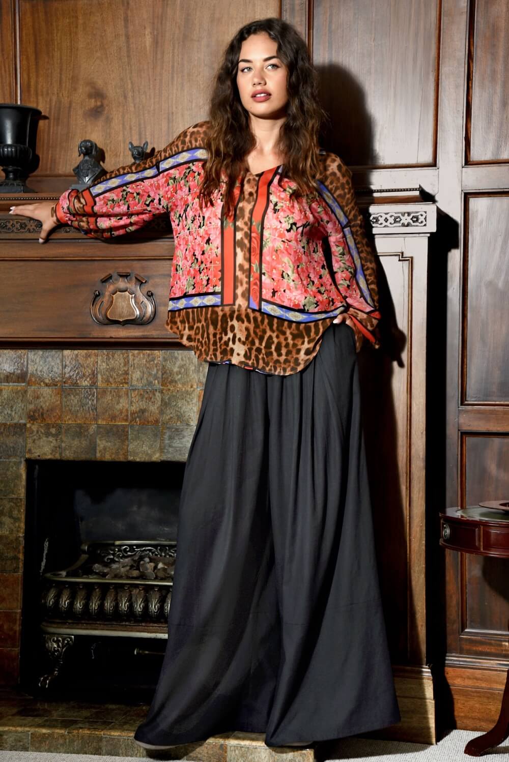 Curate by Trelise Cooper - A Fresh Take Blouse - Leopard Rose