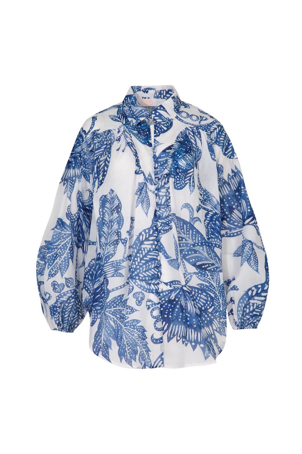 COOP by Trelise Cooper - Belle of the Billow Top - Blue & White