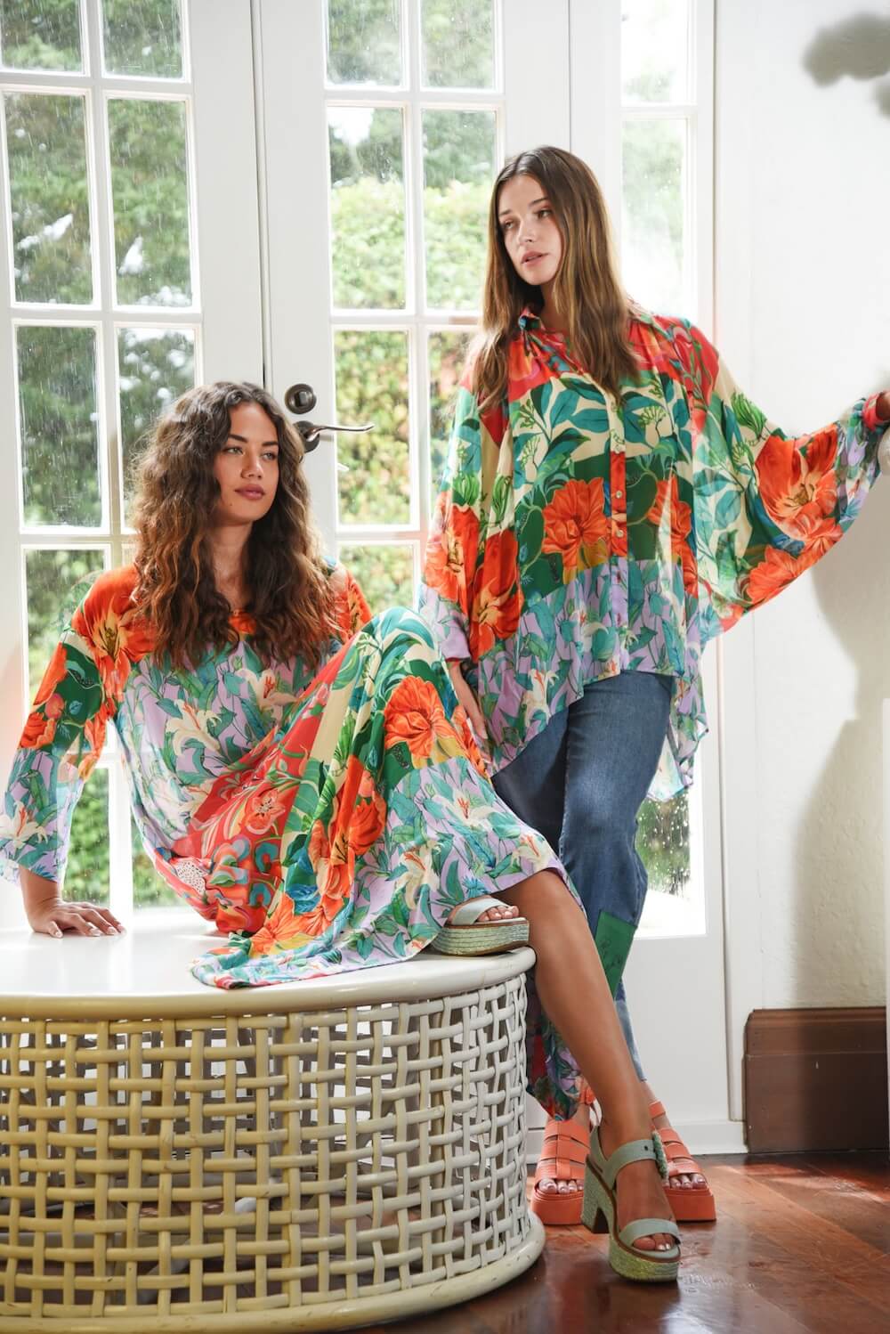 Curate by Trelise Cooper - Billow Party Shirt - Stripe Floral