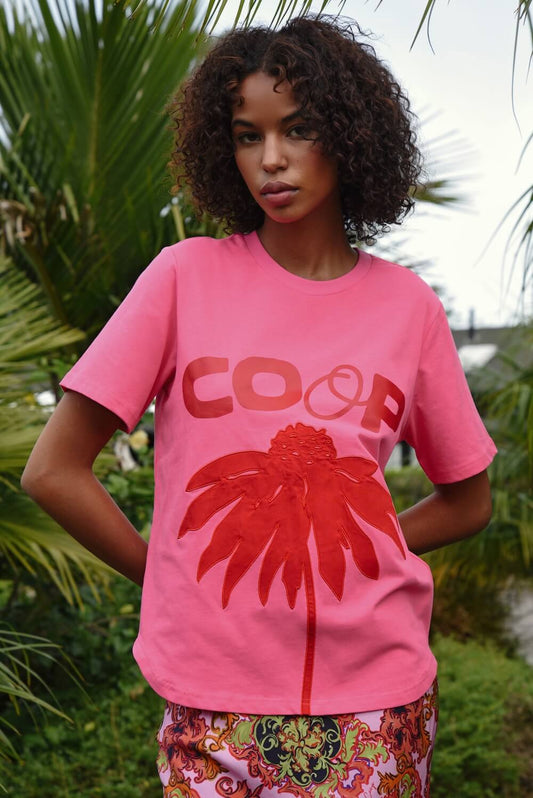 COOP by Trelise Cooper - Bloom Service T-Shirt - Pink & Red