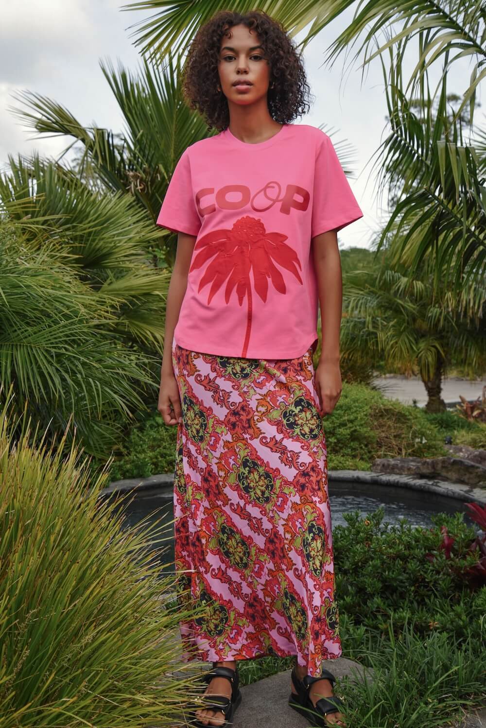 COOP by Trelise Cooper - Bloom Service T-Shirt - Pink & Red