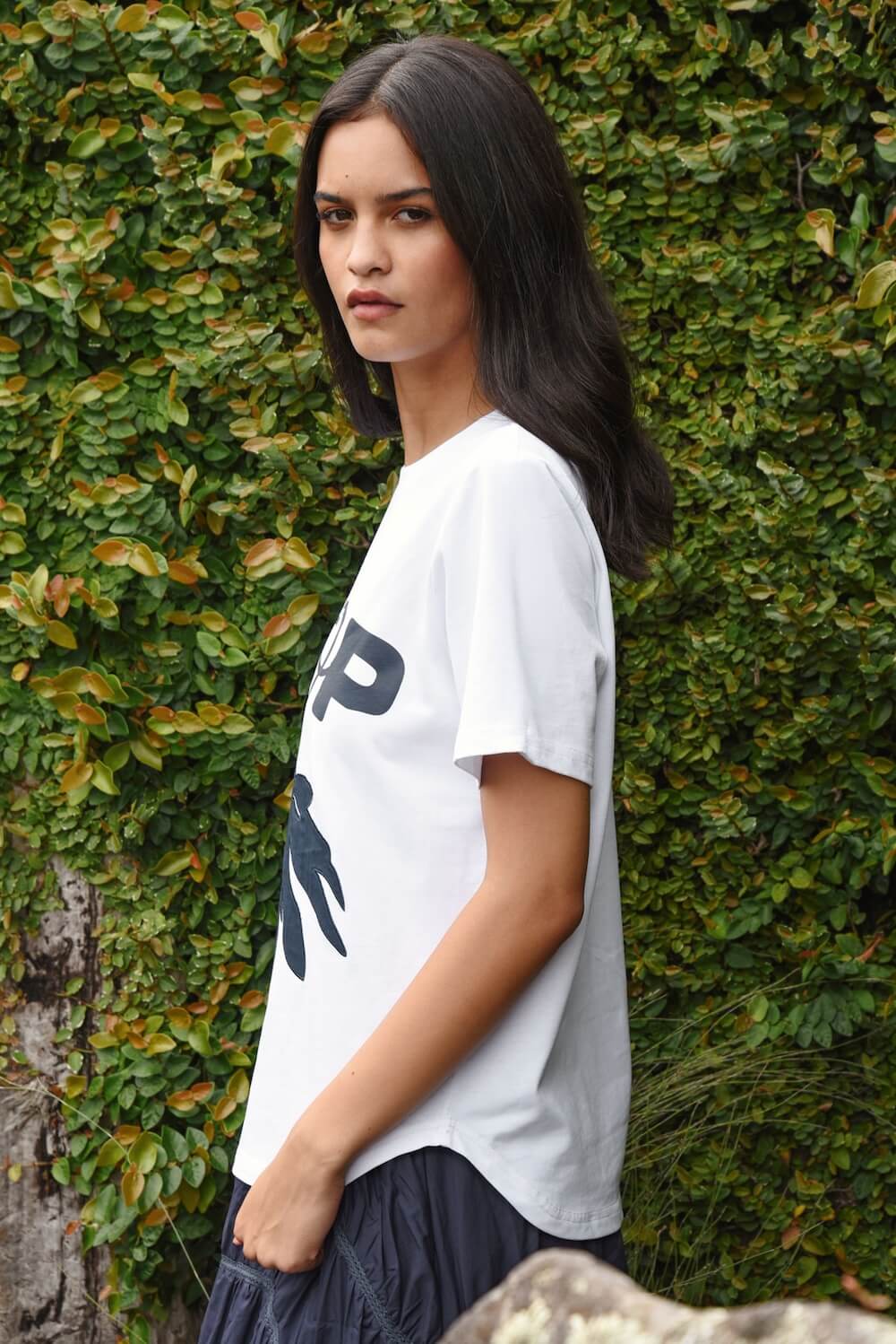 COOP by Trelise Cooper - Bloom Service T-Shirt - White & Navy