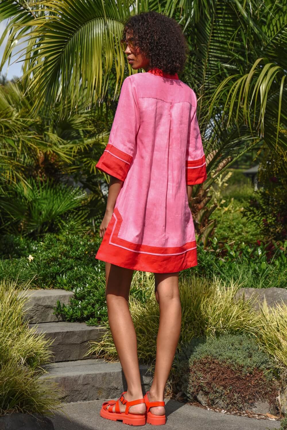COOP by Trelise Cooper - Edge of Glory Tunic - Pink & Red
