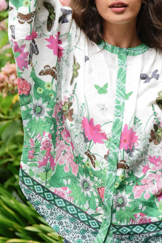 Curate by Trelise Cooper - Embrace the Present Shirt - Floral Border
