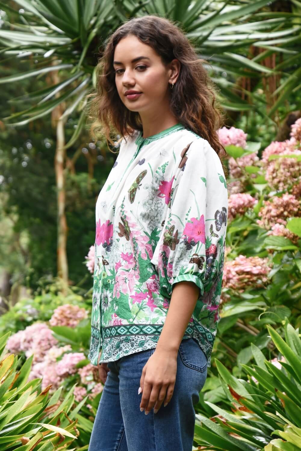 Curate by Trelise Cooper - Embrace the Present Shirt - Floral Border