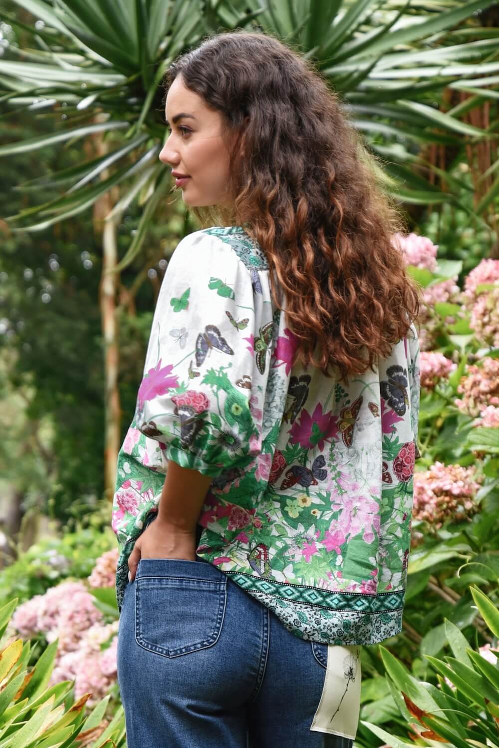 Curate by Trelise Cooper - Embrace the Present Shirt - Floral Border
