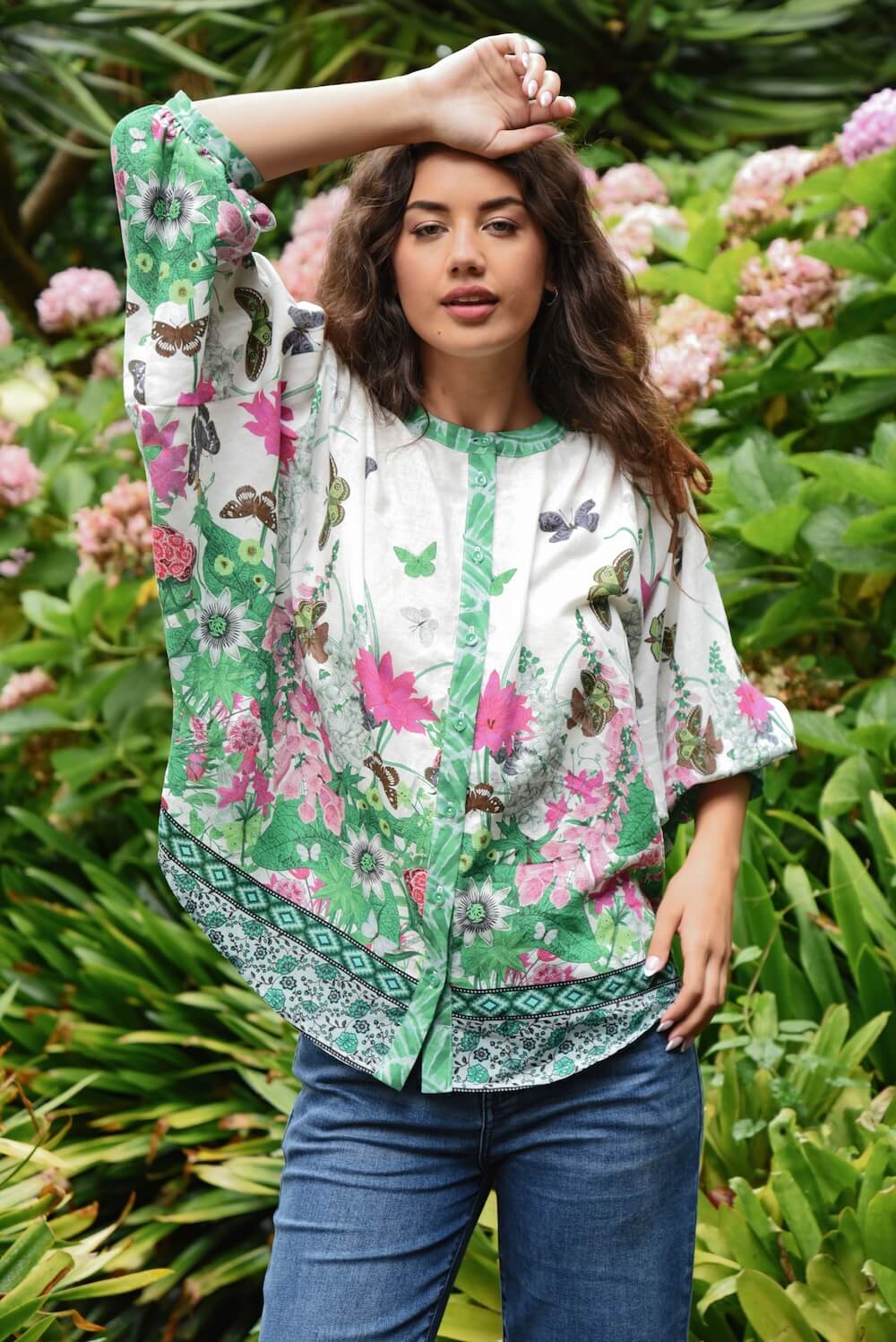 Curate by Trelise Cooper - Embrace the Present Shirt - Floral Border