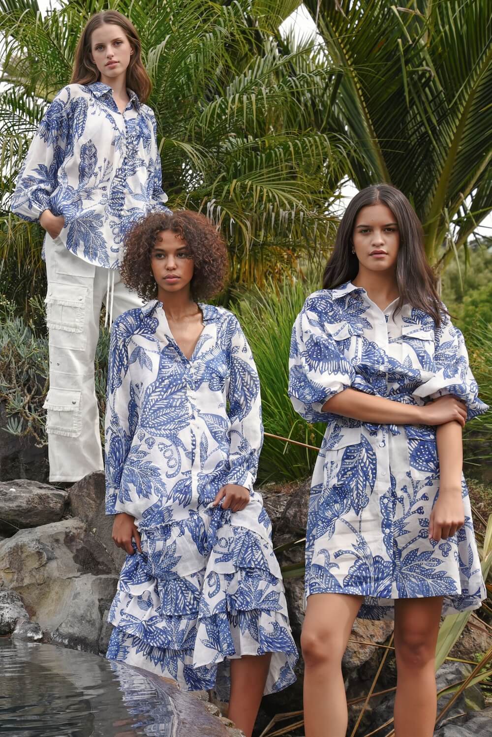COOP by Trelise Cooper - Frill-er Instinct Dress - Blue & White