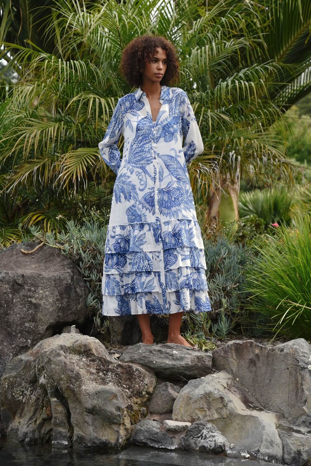COOP by Trelise Cooper - Frill-er Instinct Dress - Blue & White