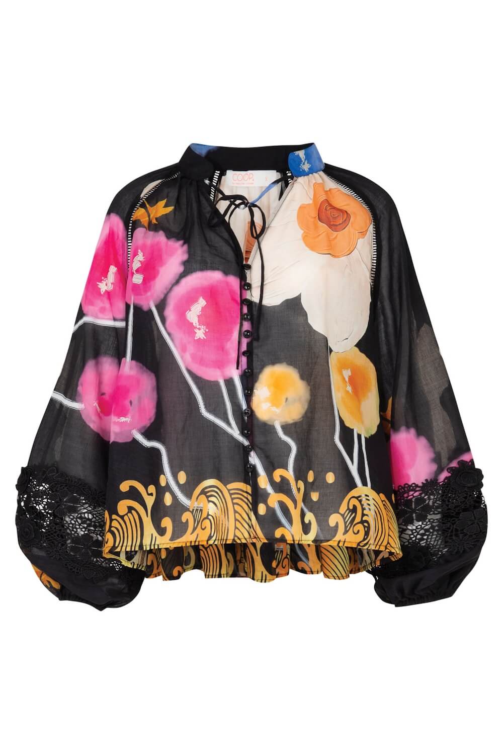 COOP by Trelise Cooper - Lace to the Top Blouse - Black