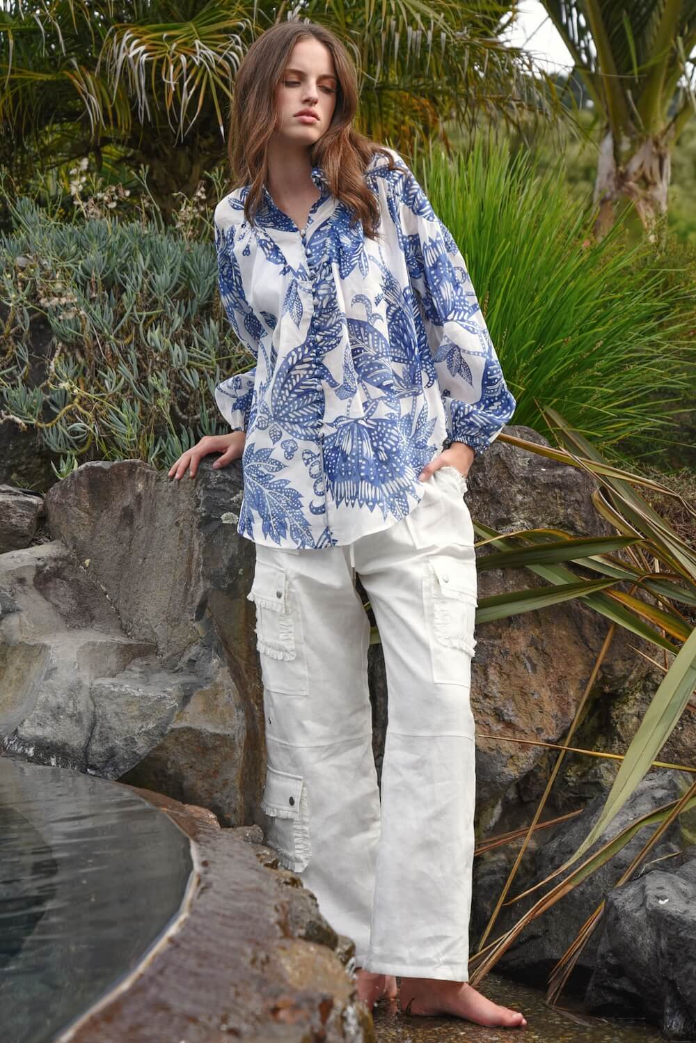 COOP by Trelise Cooper - Linen on the Edge Trouser - White