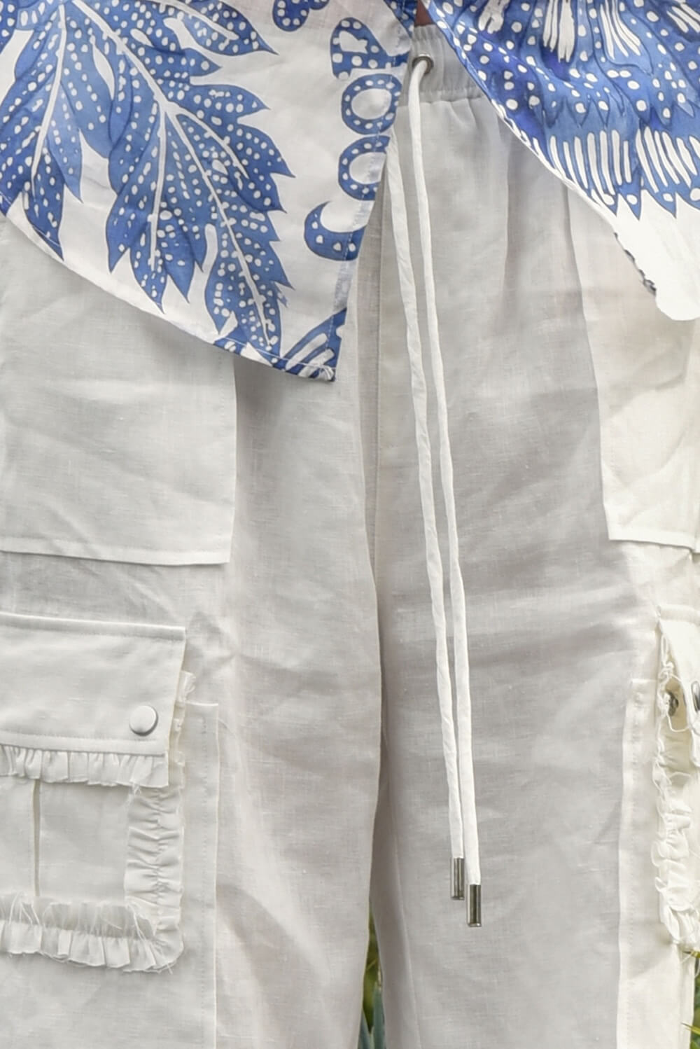 COOP by Trelise Cooper - Linen on the Edge Trouser - White