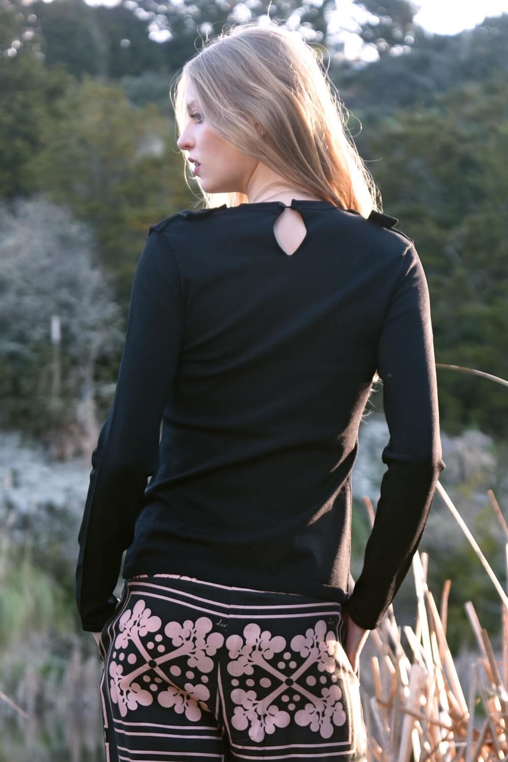 Coop by Trelise Cooper - Peek-A-Bloom Top - Black