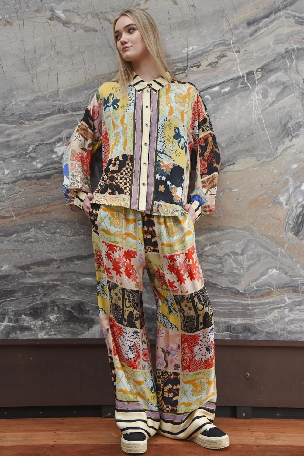 Curate by Trelise Cooper - Stretch a Leg Pant - Squares