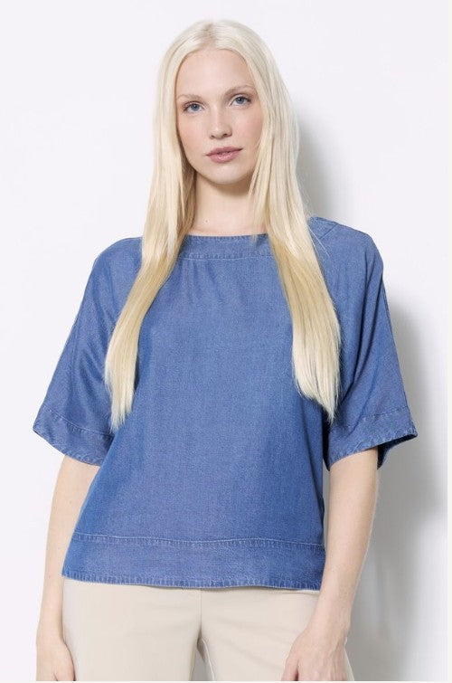 UP Collection Short Sleeve Tencel Top