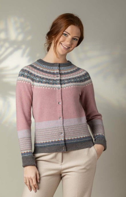 Eribe Alpine Cardigan Vintage Pink