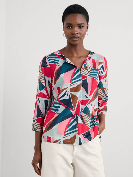 Seasalt - Watercolour Sketch Top - Spinnaker Sails Chalk