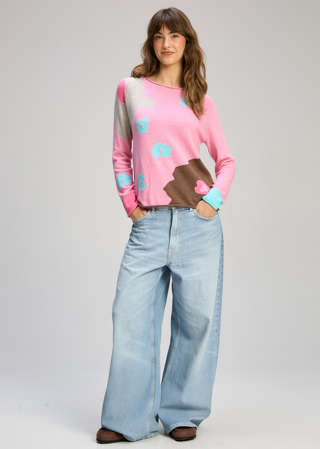 Zaket & Plover - Petal Play Jumper - Peony - ZP8122